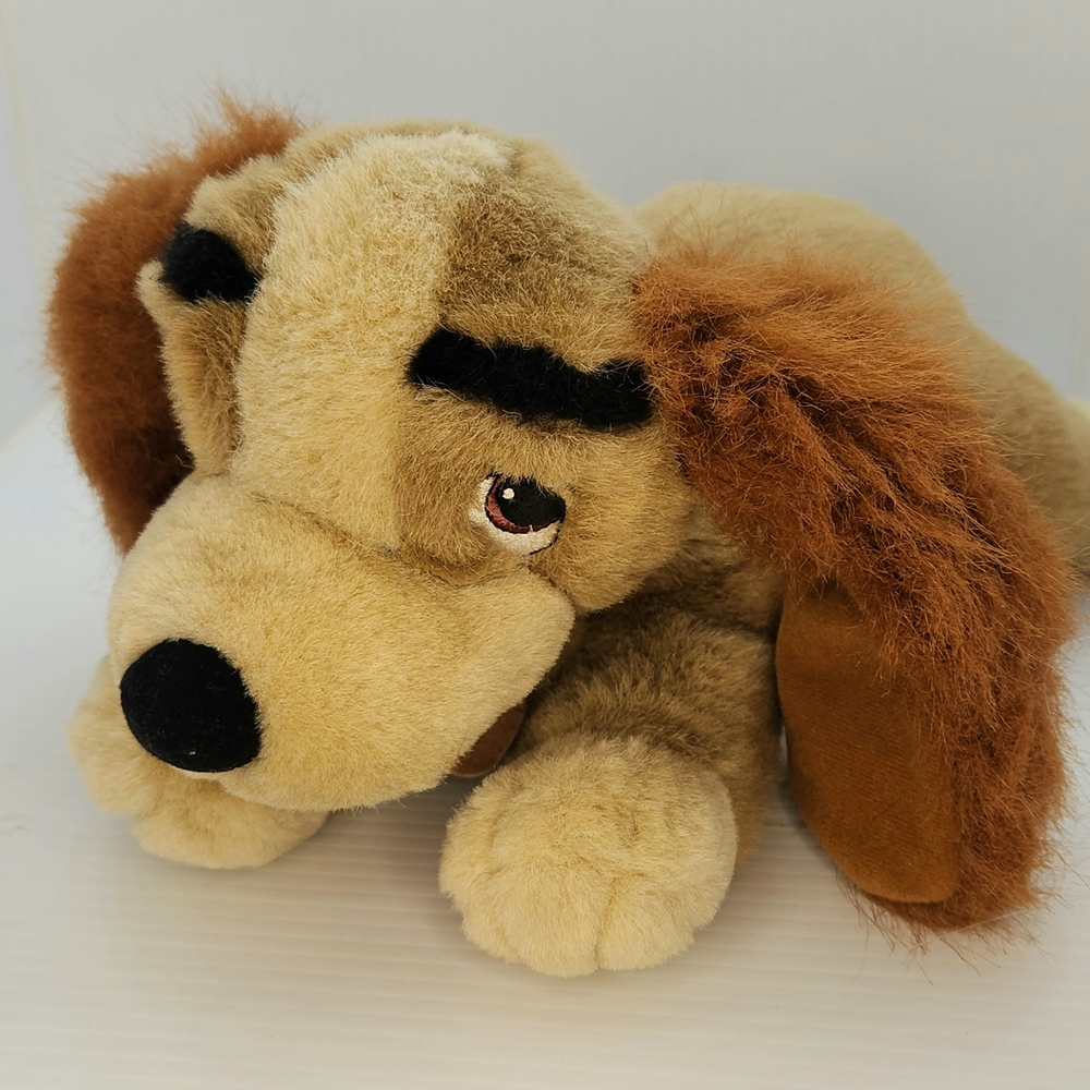 DISNEY'S LADY FROM LADY AND THE TRAMP Plush Dog Toy - Tan and Brown
